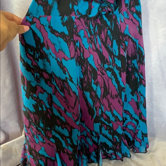 multicolored halter top BEBE dress - Picture 2 of 3